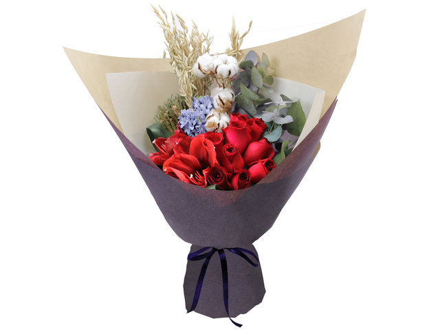 Florist Flower Bouquet - Italy style rose bouquet florist  RD15 - L76604338 Photo