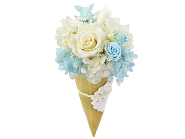 Preserved Forever Flower - Light Blue Preserved Flower M16 - L36515984b Photo