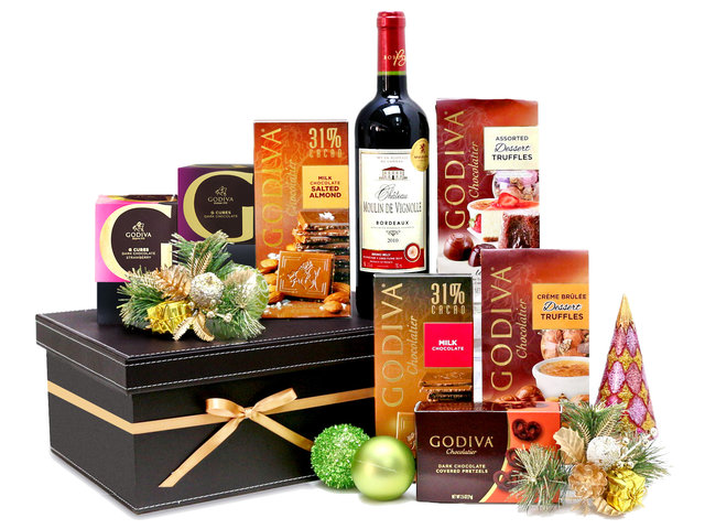 圣诞礼物Hamper - 圣诞优质Godiva礼物篮 M6 - L76603991 Photo